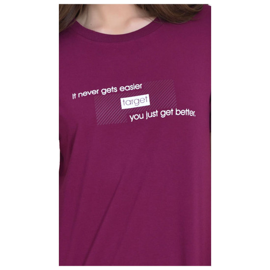 Target Γυναικεία κοντομάνικη μπλούζα T-Shirt Single Jersey "Better" Target Γυναικεία κοντομάνικη μπλούζα T-Shirt Single Jersey "Better"